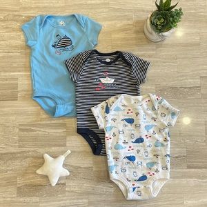 Rococo infant bodysuits- bundle of 3